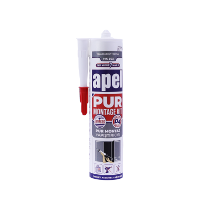 Adeziv poliuretanic Apel Montage Kit D4 390 g // (MK303)