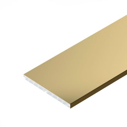 Plinta din plastic cu folie aluminiu H100, 3.9 ml, auriu