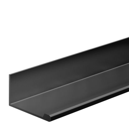 Profil din aluminiu maner tip L 3 ml, negru