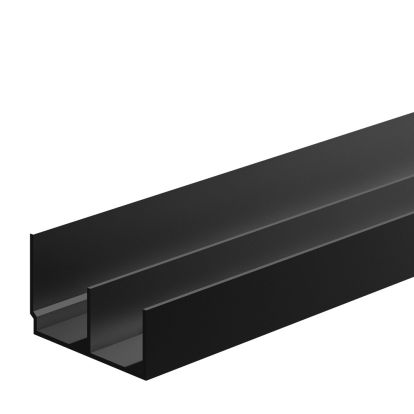 Sina aluminiu superioara pentru sistem STS80R/STS85D/KLS85H 3 ml, negru