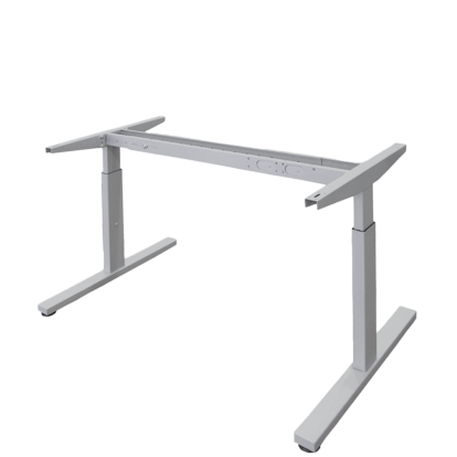 Picior birou Hereford extensibil cu reglaj pe inaltime H620-820, satinat