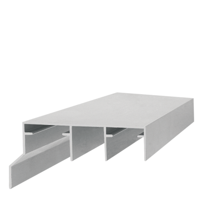 Sina aluminiu superioara pentru sistem STS60/80RAY/PKM80T, 3 ml, inox