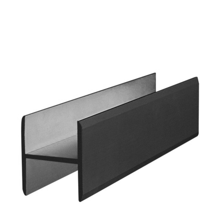 Profil din aluminiu imbinare pal tip H SM 1027C, 2.5 ml, negru