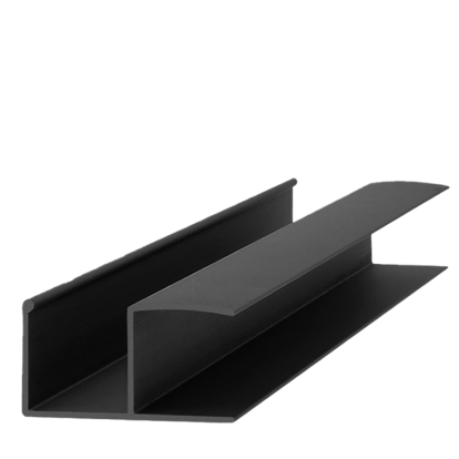 Profil din aluminiu maner tip Y 2.5 ml, negru