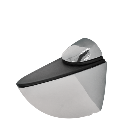 Suport din metal papagal mediu pentru sticla, crom (2 buc)