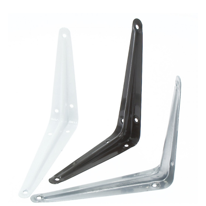 Consola din tabla 125x150 mm, maro (2 buc)