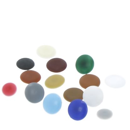 Capac pentru eurosurub din plastic cu pin, rosu