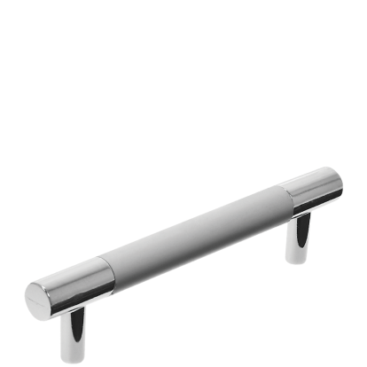 Maner bara din aluminiu Fion 96 mm, capete crom