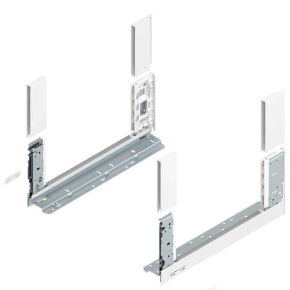 Laterala sertar LEGRABOX FREE 780C4002S stanga+dreapta, alb