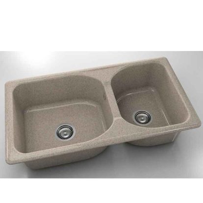 Chiuveta cu doua cuve Fat Classic 90 x 49 cm, aggregate 320