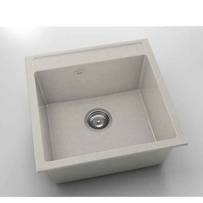 Chiuveta cu o cuva Fat Avangard 51 x 51 cm, arctic 209