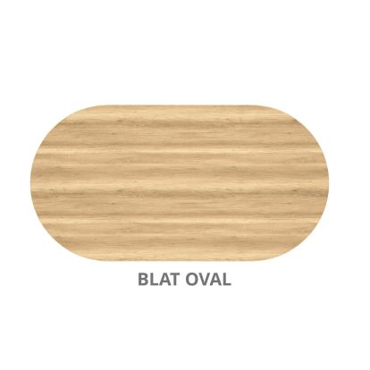 Blat oval