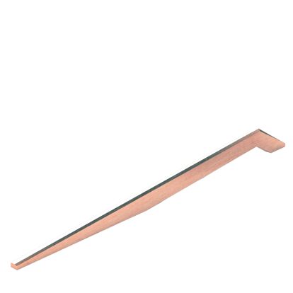 Maner din aluminiu Mimoza 128 mm, auriu roscat