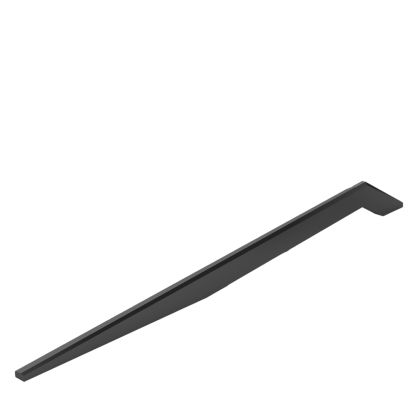 Maner din aluminiu Mimoza 256 mm, negru mat 