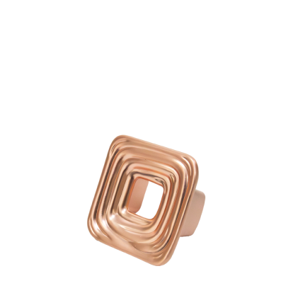 Buton din zamac Lamer Diom, auriu roscat