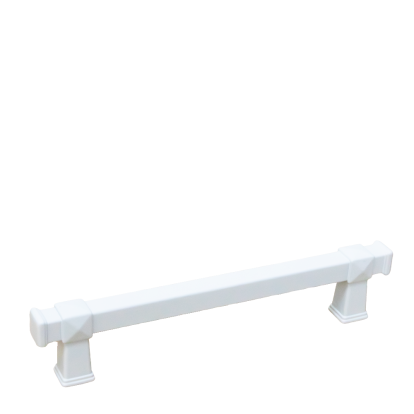 Maner din zamac Lamer Atlas 128 mm, alb