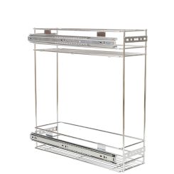 Cos Jolly Standard 100x450, culisare laterala cu glisiera cu bile, corp de 150 mm, crom