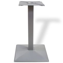 Picior masa central Luc din otel cu baza patrata H720x70x70, satinat