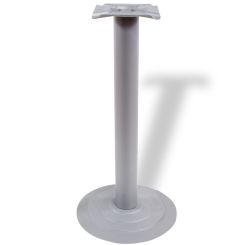 Picior masa central Robert din otel cu baza rotunda H720xD76, satinat