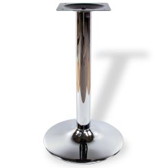 Picior masa central Tom din otel cu baza rotunda H720XD76, crom