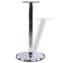 Picior masa central Tony din otel cu baza rotunda H1100XD76, crom