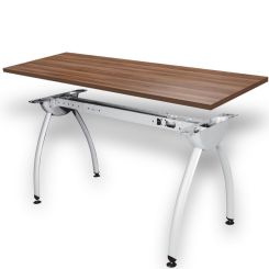 Picior birou Helton extensibil H720, satinat