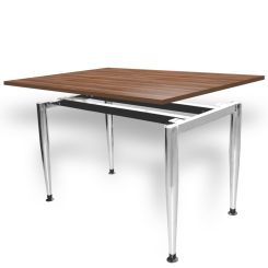 Picior cadru Kim din otel pentru masa extensibila H720, crom