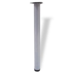 Picior masa HDD Maurice rotund din otel H820xD60, satinat