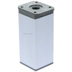 Picior patrat Piedro din aluminiu H70x40x40, satinat