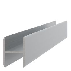 Profil din aluminiu pentru imbinare pal tip H 2.5 ml, inox