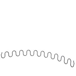 Arc sinusoidal tapiterie 3.8X510MM