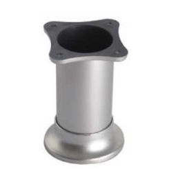 Picior sofa Trend rotund reglabil din plastic H100xD45, satinat (4 buc)