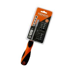 Set adaptor surubelnita CRV, varf magnetic si 8 biti 5,6 drept - PH1,PH2 - PZ1,PZ2 - T15,T20