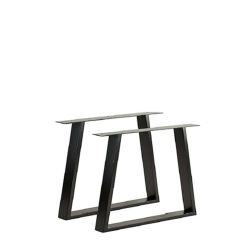 Picior masa Delta din otel H700, negru (set 2 buc)
