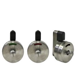 Inchidere din aluminiu pentru usi compact HPL, inox