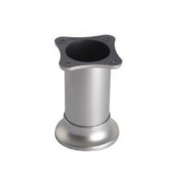 Picior sofa Trend rotund reglabil din plastic H80xD45, satinat (4 buc)