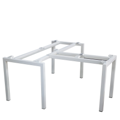 Picior birou Melo tip L H720, alb