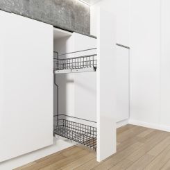 Cos Jolly Konig reglaj 3D 100x450, extragere partiala, corp de 150 mm, antracit