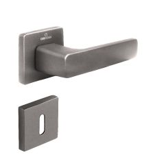 Maner de usa CEBI ZIP FLAT compozit nichel cu rozeta patrata pentru cilindru