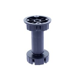 Picior bucatarie Italia reglabil din plastic H150, negru (30 buc)