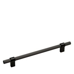 Maner din aluminiu System Cesaro 224 mm, negru