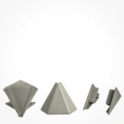 Accesorii din plastic pentru inaltator triunghiular 4 ml, aluminiu