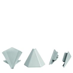 Accesorii din plastic pentru inaltator triunghiular 4 ml, alb