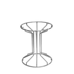 Picior cadru Afrodita pentru masa cafea H450xD380, crom