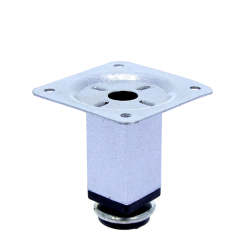 Picior sofa Artemis patrat reglabil din otel H100x25x25, satinat_1