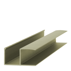 Profil din aluminiu maner tip Y, sampanie, 2.5 ml