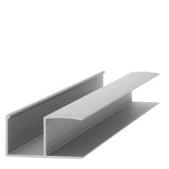 Profil din aluminiu maner tip Y 2.5 ml, inox