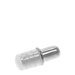 Suport din metal cu manson din plastic pentru polita, transparent (200 buc)