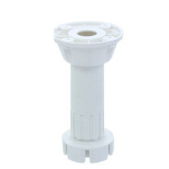 Picior bucatarie economic reglabil din plastic H100, alb (30 buc)
