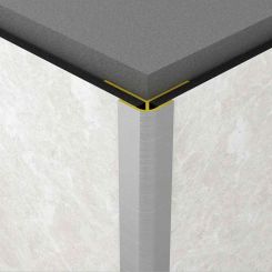 PROFIL AL COLT EXTERIOR GRI ROCKO TILES 2800 MM